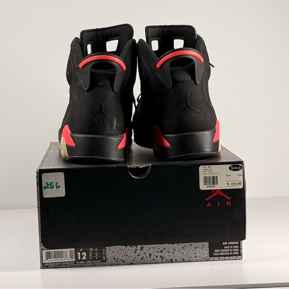 Air Jordan 6 Retro Black Infrared Men's Size 12 - Picture 10 of 15